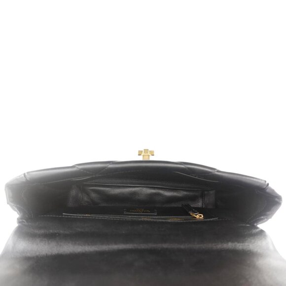 Valentino  Garavani Roman Stud Medium Leather Crossbody Bag Black - Picture 11 of 13